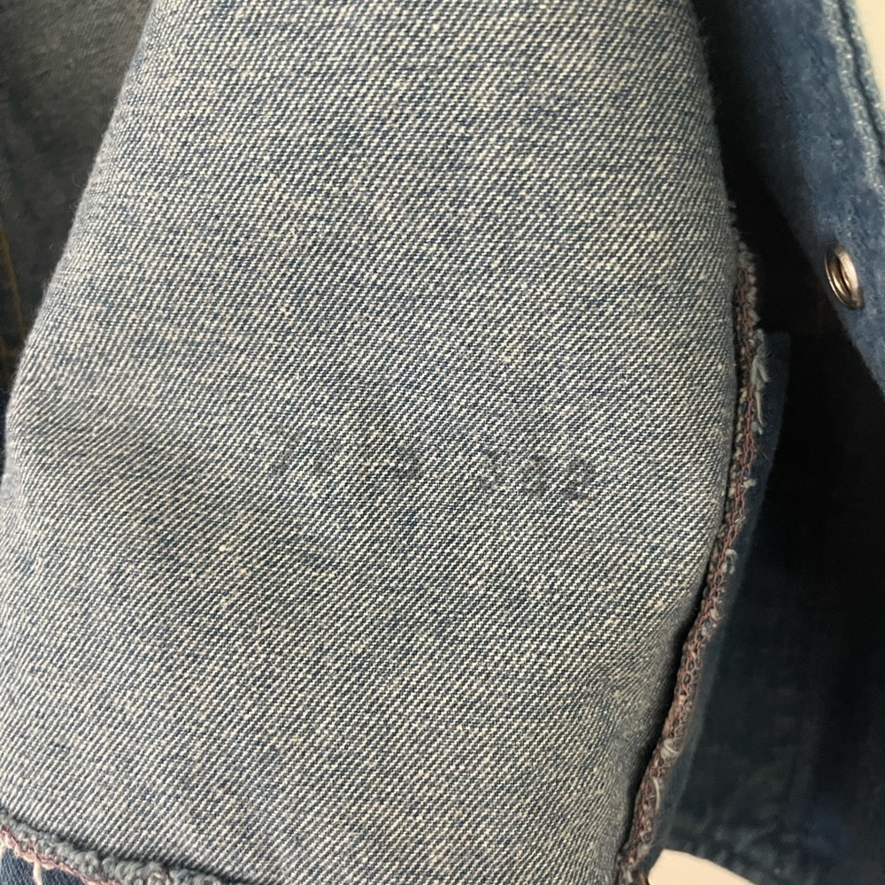 Vintage Denim Vest - Picture 6 of 6